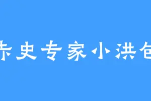 赤史专家小洪包