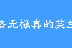 洛无极真的芙兰