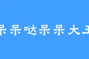 呆呆哒呆呆大王