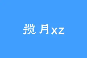 揽月xz