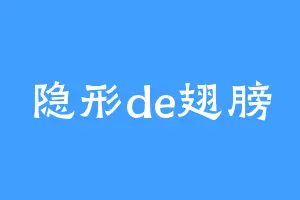 隐形de翅膀
