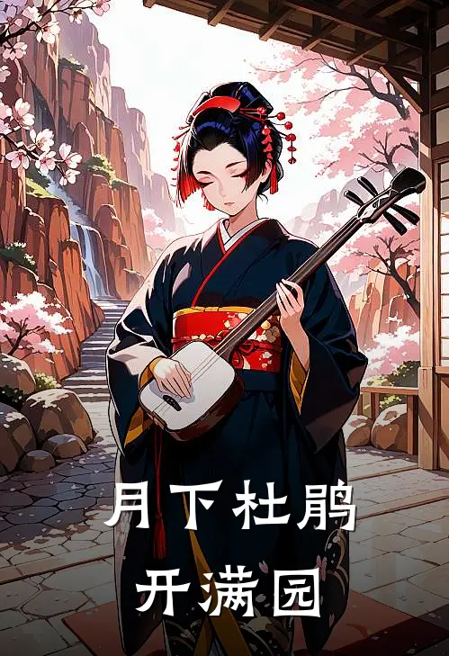 月下杜鹃开满园