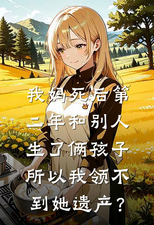 我妈死后第二年和别人生了俩孩子，所以我领不到她遗产？