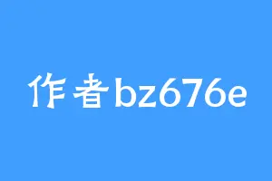 作者bz676e