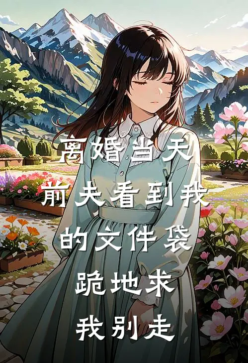 离婚当天，前夫看到我的文件袋，跪地求我别走