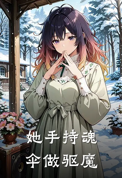 她手持魂伞做驱魔