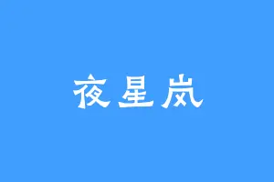 夜星岚