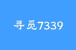 寻觅7339
