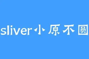 sliver小原不圆
