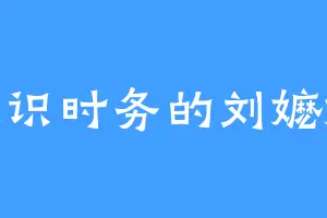 很识时务的刘嬷嬷