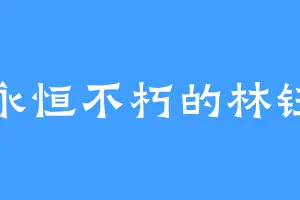永恒不朽的林钰