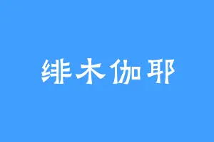绯木伽耶