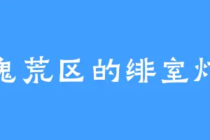 鬼荒区的绯室灯