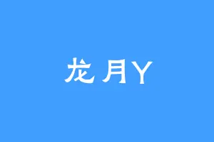 龙月Y